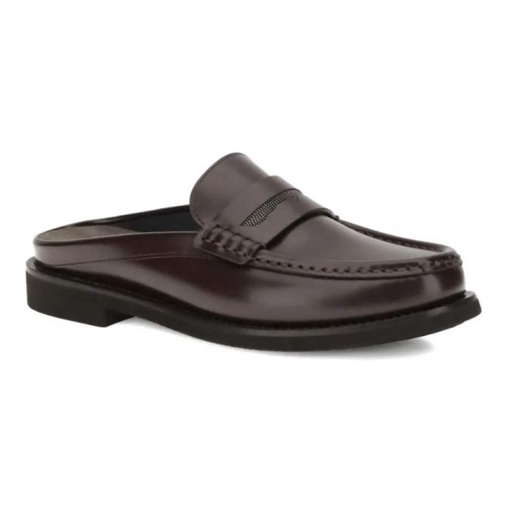 Mules 'Horsebit Jewel-Embellished' pour Femmes