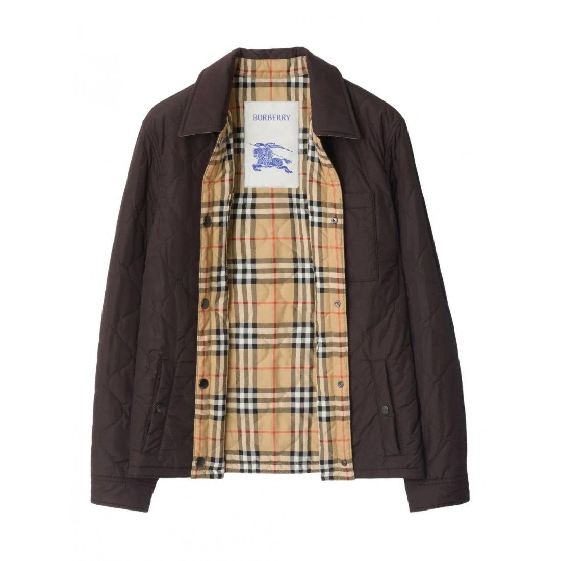 Veste 'Quilted Button-Fastening' pour Hommes