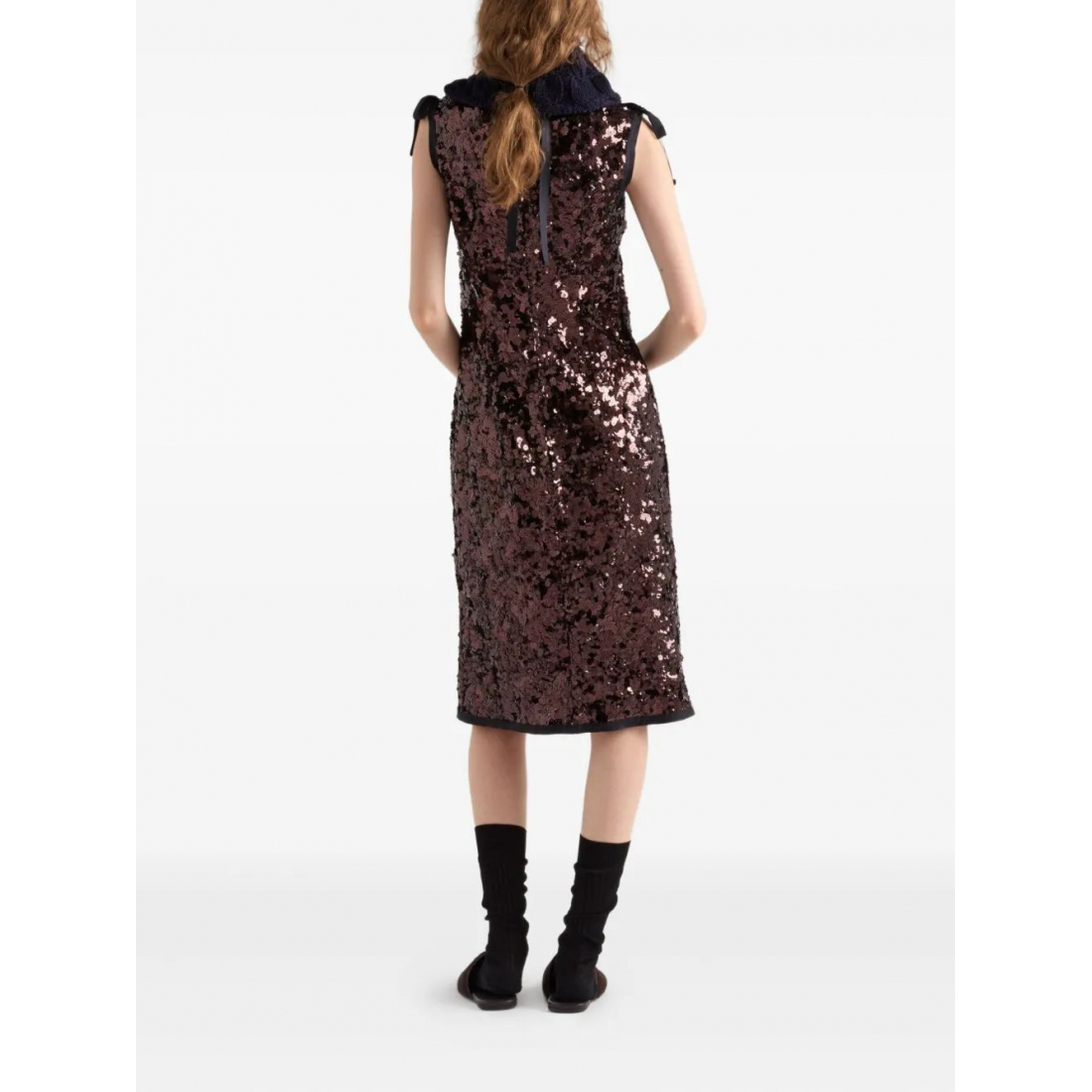 Robe Midi 'Sequin Sleeveless' pour Femmes