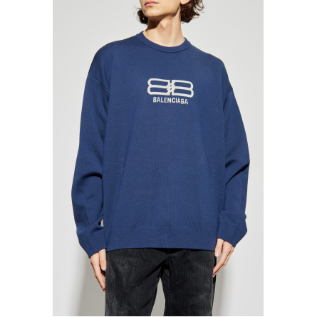 Pull 'Logo-Print Crewneck' pour Hommes