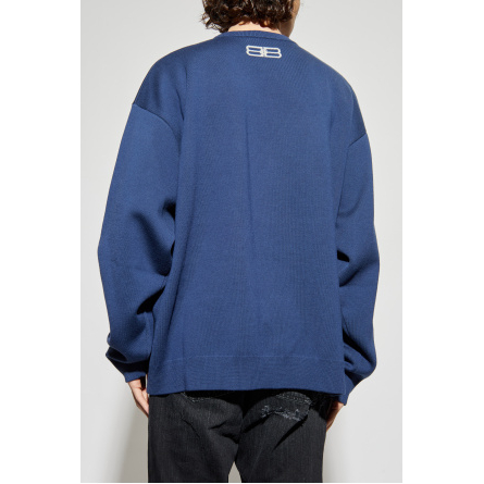 Pull 'Logo-Print Crewneck' pour Hommes