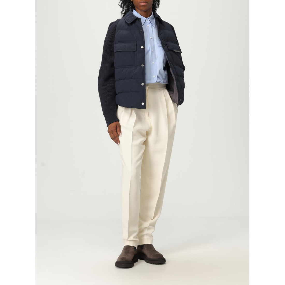 Chemise 'Jewel-Embellished Pocket' pour Femmes