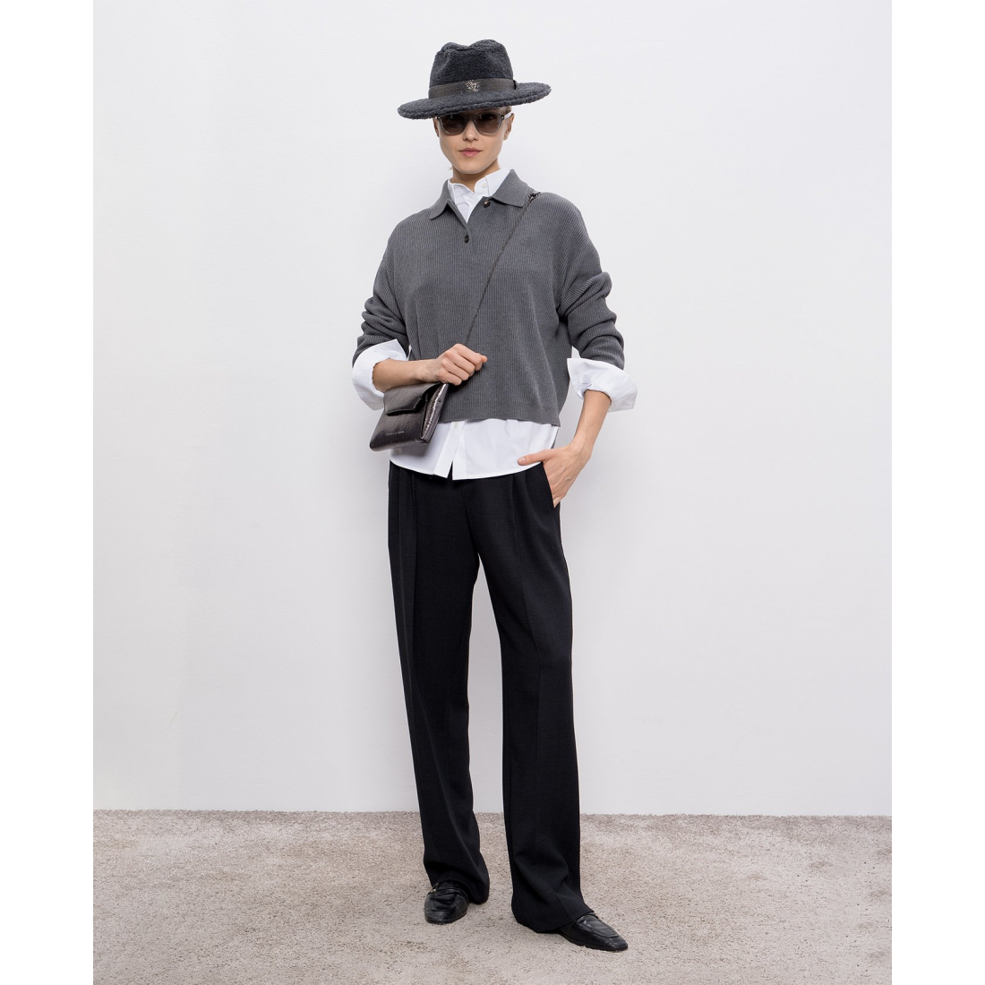 Pantalon 'Pleat-Detail' pour Femmes