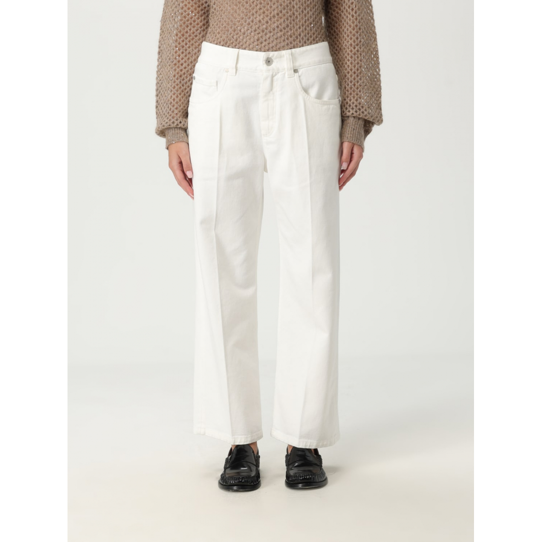 Jeans 'Logo-Patch' pour Femmes