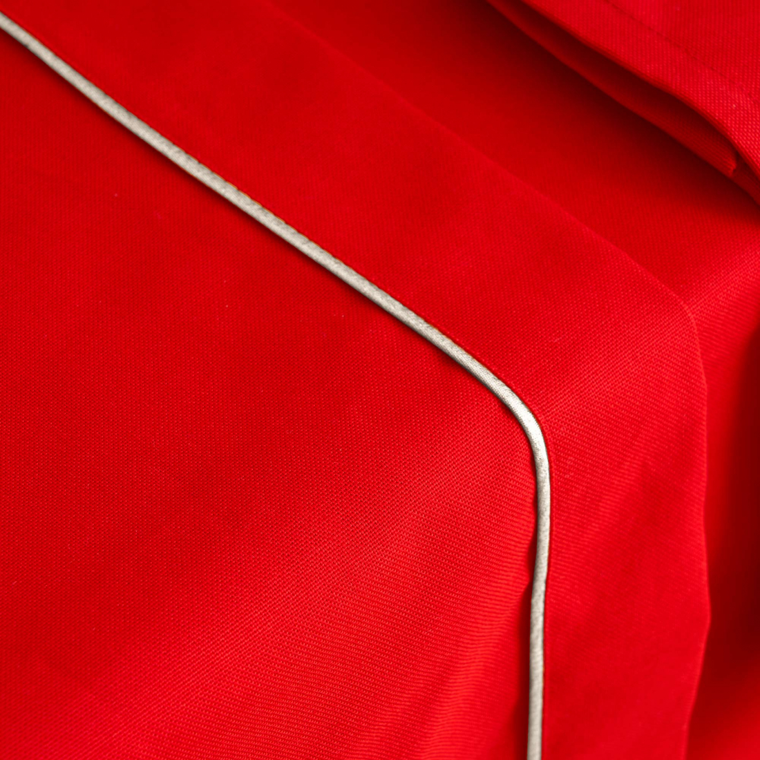 Christmas Linen Tablecloth 220x220 cm, Red/Silver