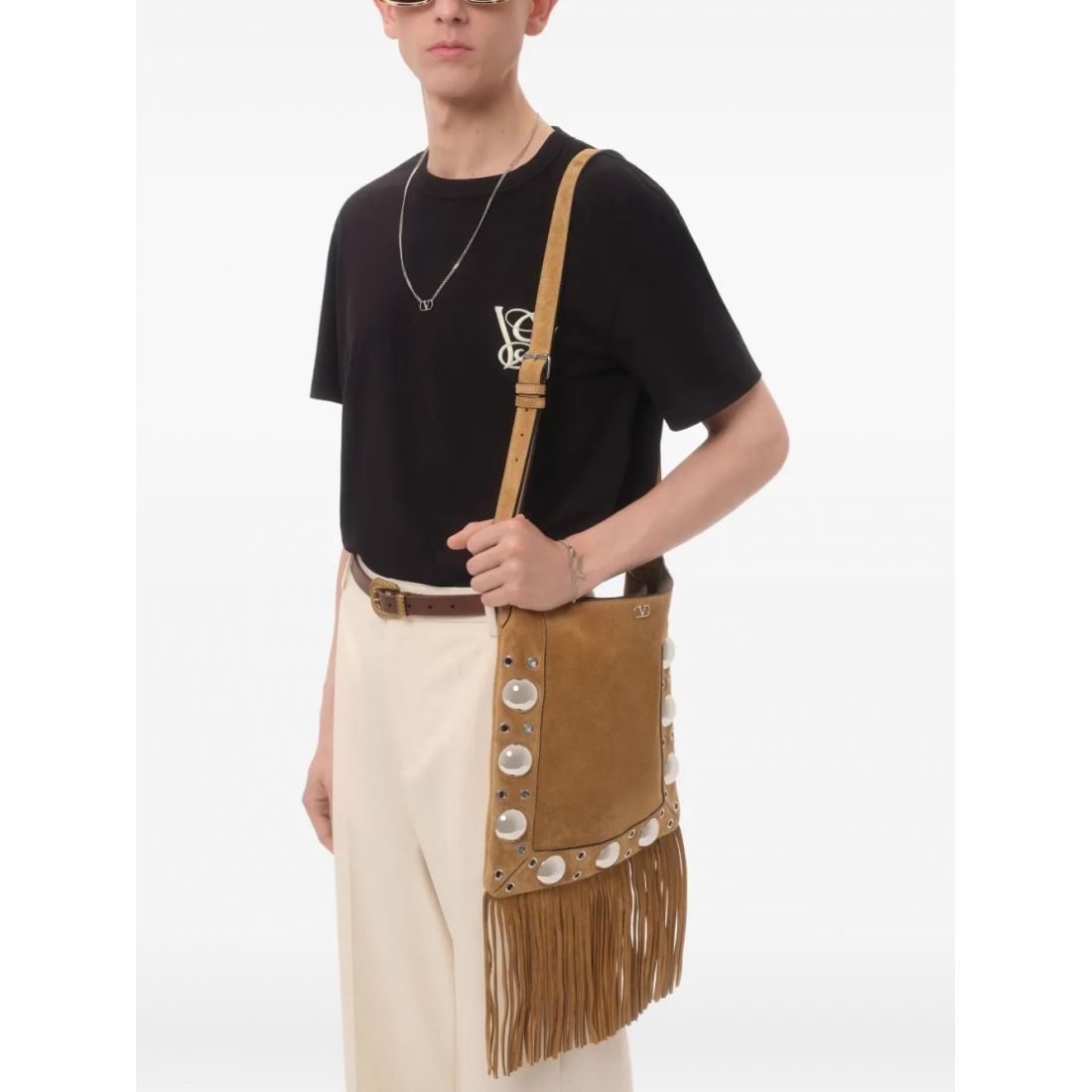 T-shirt 'Embroidered Logo' pour Hommes