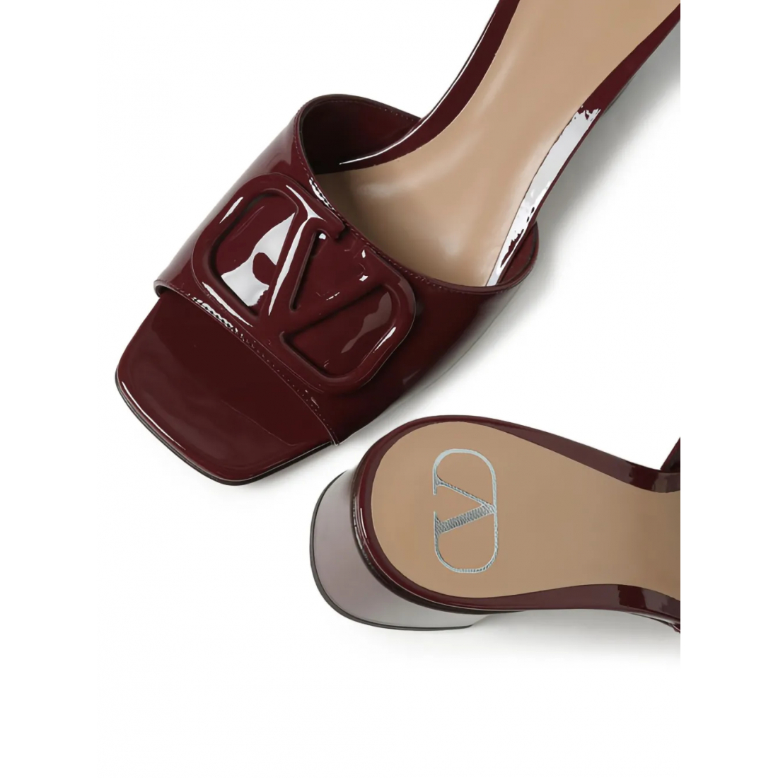 Sandales à talon 'VLogo Patent' pour Femmes