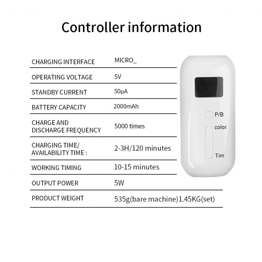 Dispositif anti-âge '7 Color Led Therapy Gloves'