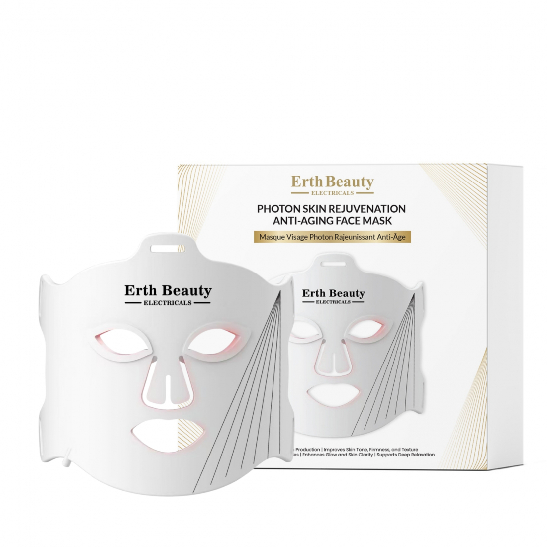 Masque LED pour visage 'Photon Skin Rejuvenation Anti-Aging Face Mask'