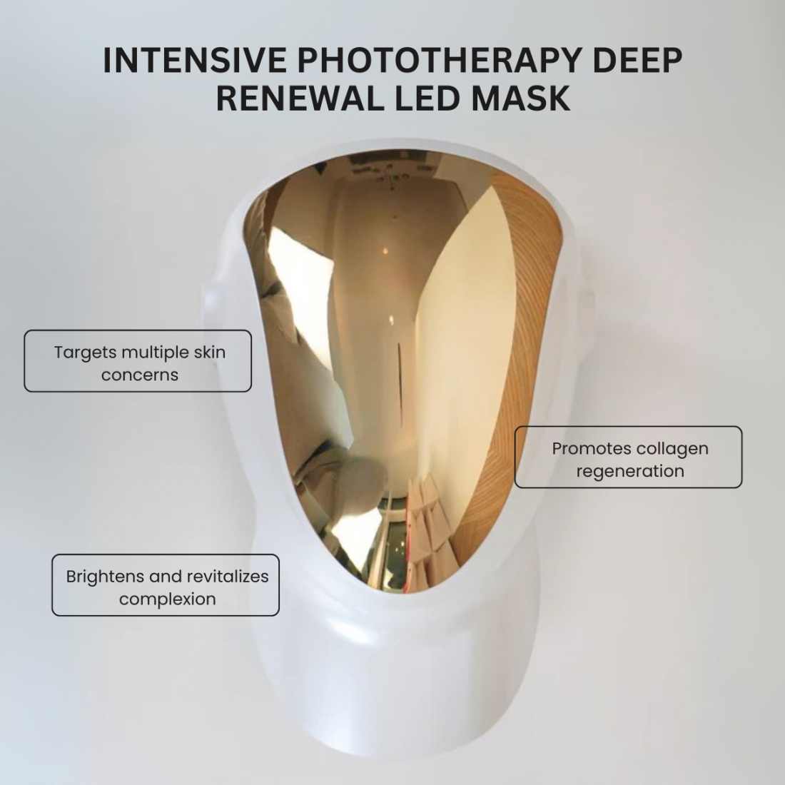 Masque LED pour visage 'Intensive Phototherapy Deep Renewal Led Mask'