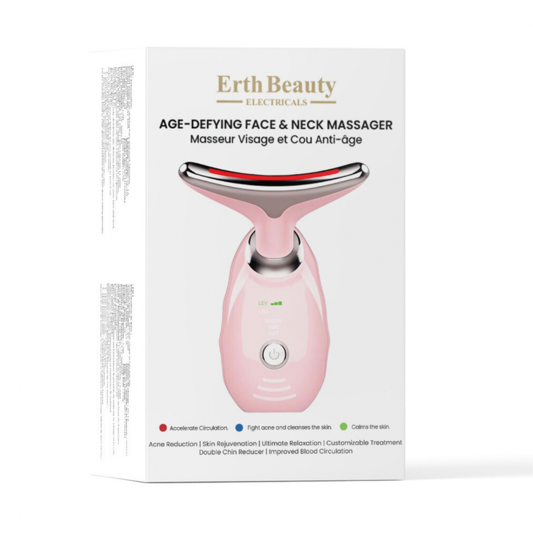 Masseur de nuque 'Age -Defying Face And Neck Massager Pink'
