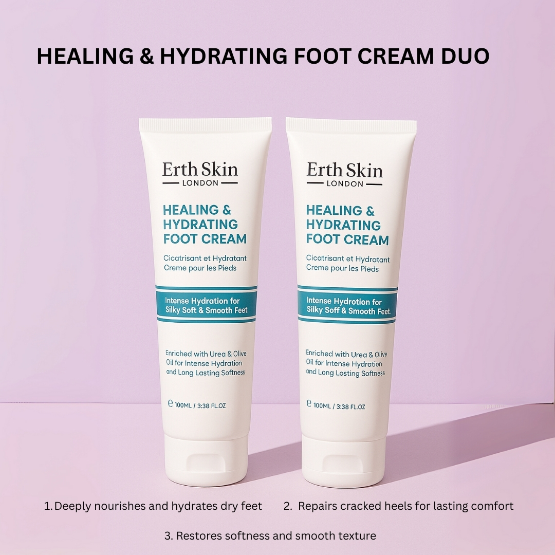 'Healing & Hydrating' Foot Cream - 100 ml, 2 Pieces