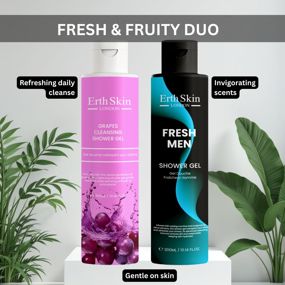 Set de soins pour hommes 'Fresh & Fruity Duo' - 300 ml, 2 Pièces