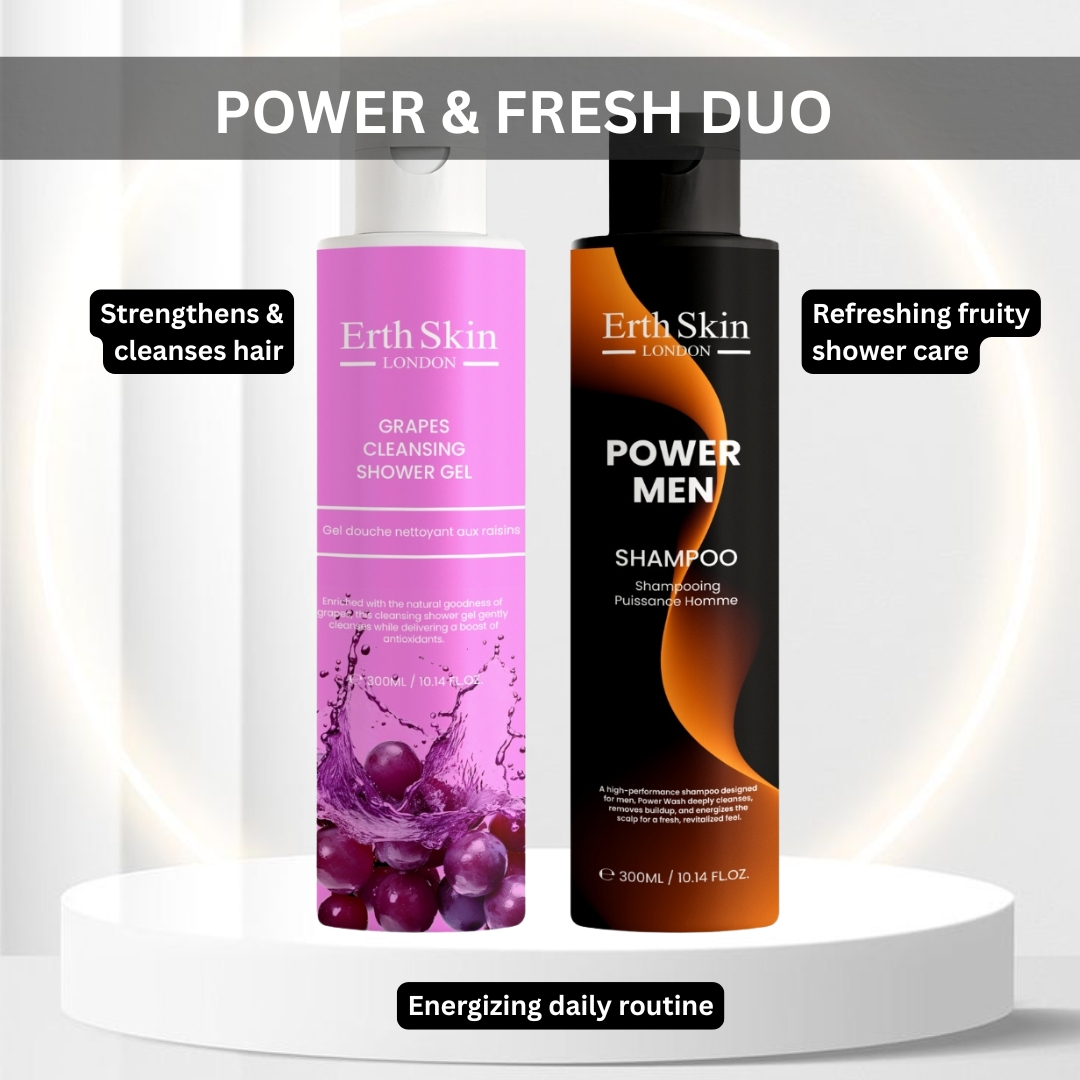 Set de soins pour hommes 'Power & Fresh Duo' - 300 ml, 2 Pièces