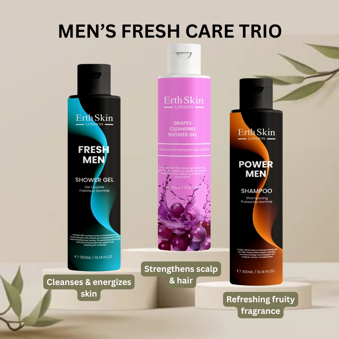 Set de soins pour hommes 'Fresh Care Trio' - 300 ml, 3 Pièces