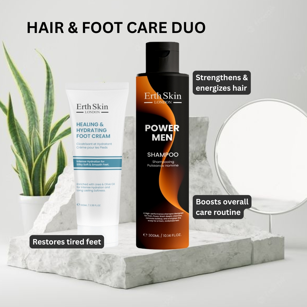 Set de soins pour hommes 'Hair & Foot Care Duo' - 2 Pièces