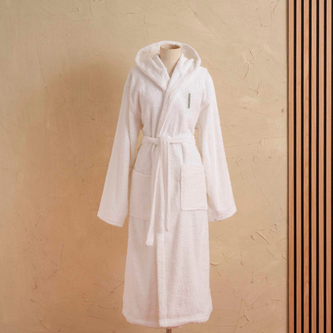 Monogram Hooded Bathrobe White I