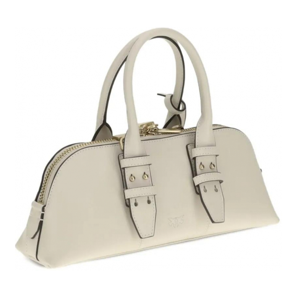 Women's 'Padlock Logo-Charm' Shoulder Bag