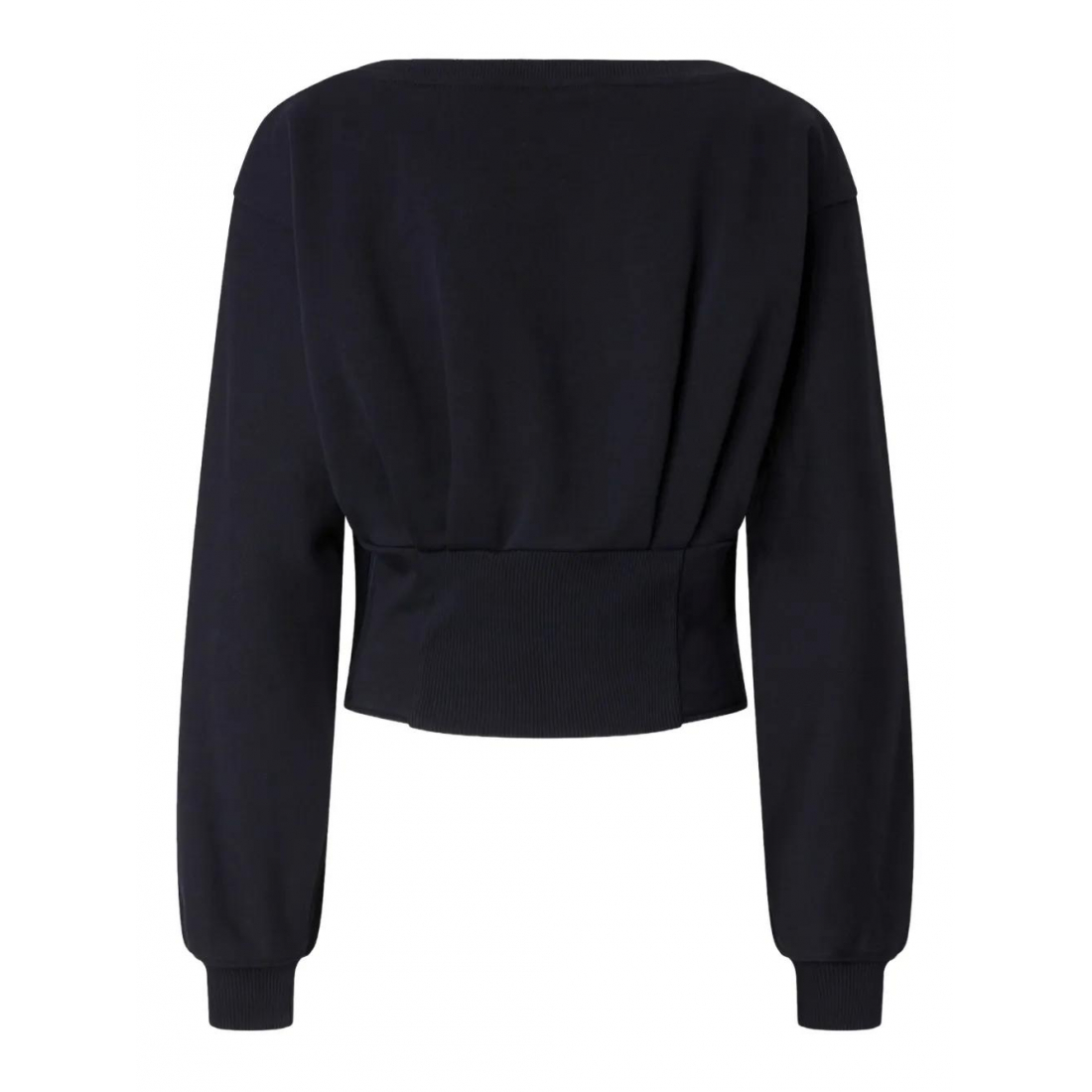 Sweatshirt 'Button-Detailed Fitted' pour Femmes