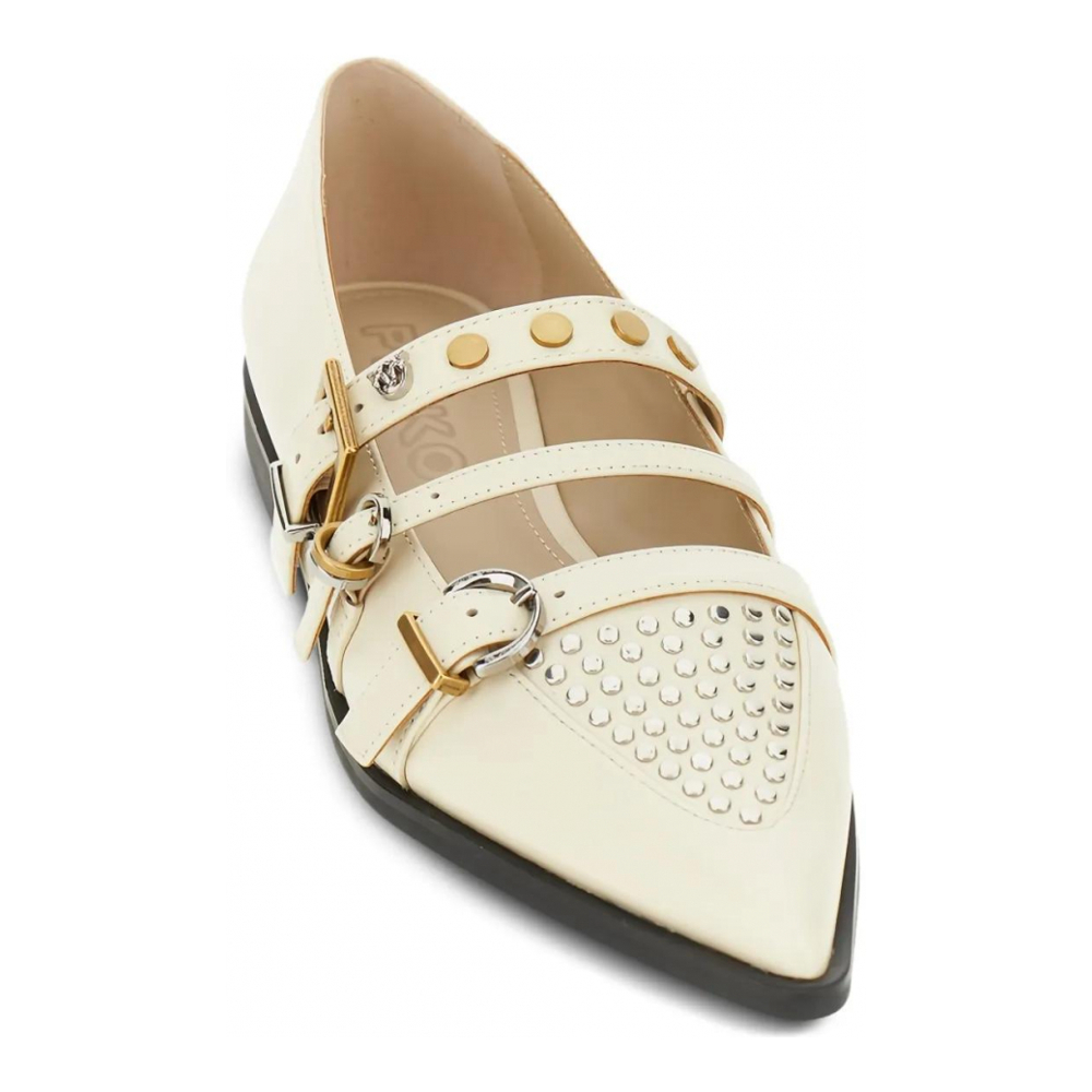 Women's 'Buckle-Embellished Pointed' Ballerinas