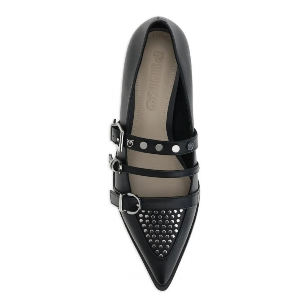 Women's 'Pointed-Toe Buckle' Ballerinas