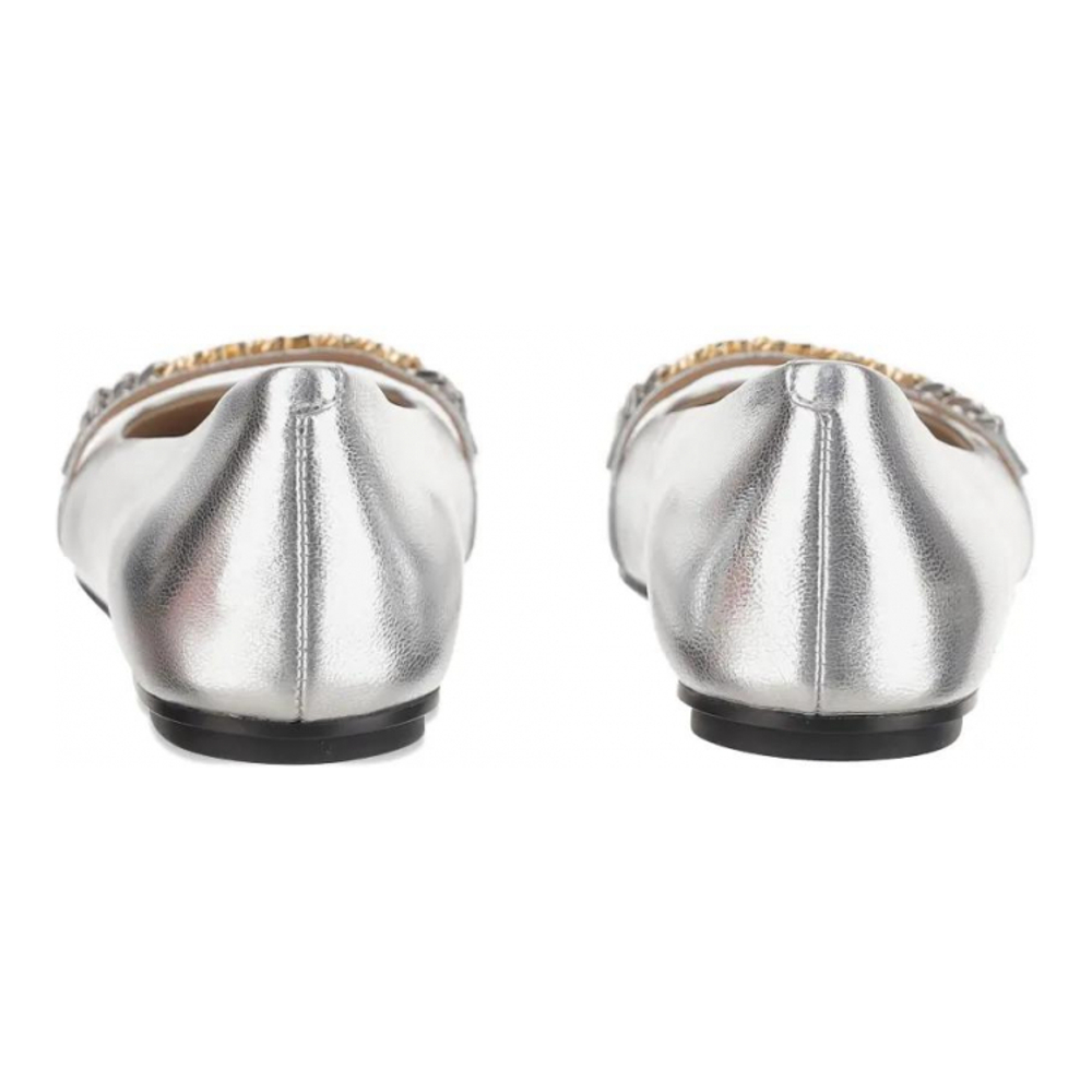 Women's 'Chain-Embellished' Ballerinas