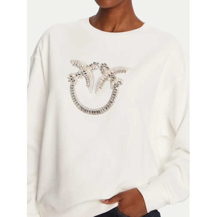 Sweatshirt 'Crystal-Embellishment' pour Femmes