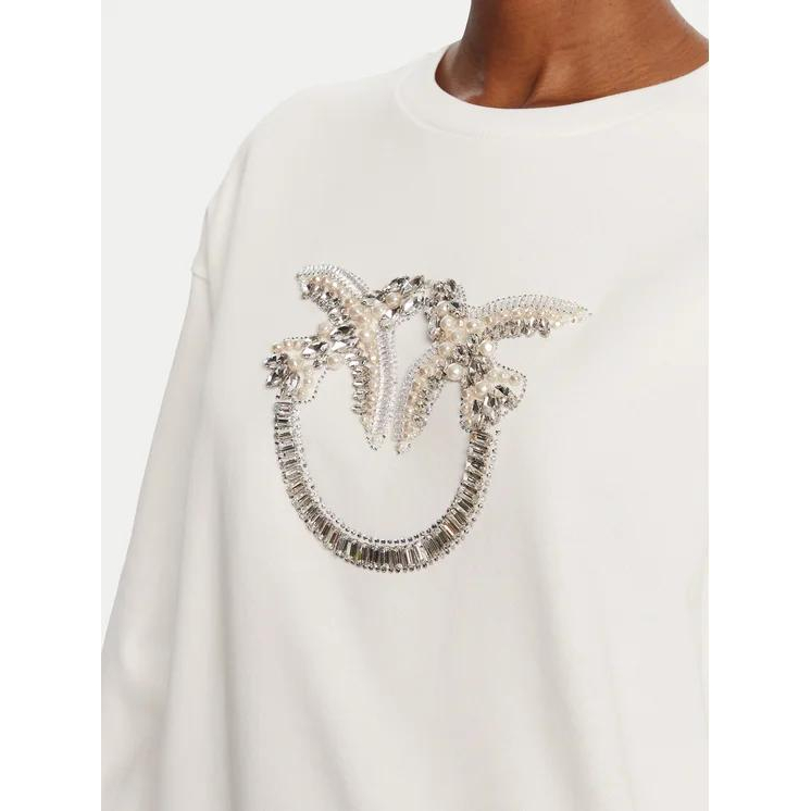 Sweatshirt 'Crystal-Embellishment' pour Femmes