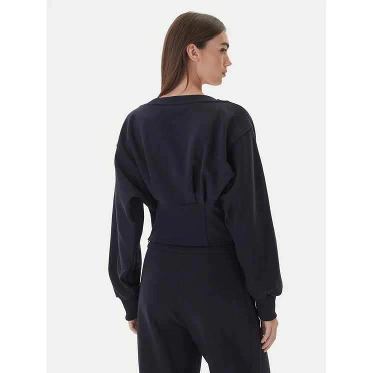 Sweatshirt 'Button-Detailed Fitted' pour Femmes