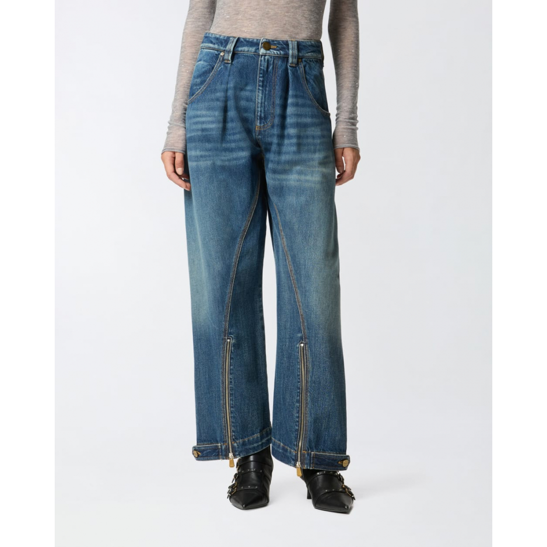 Women's 'Zip-Detail' Jeans