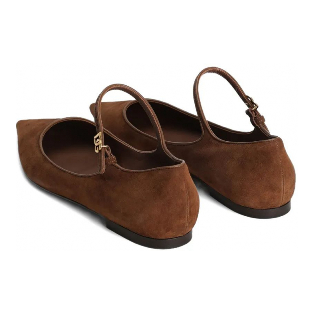 Ballerines 'Pointed-Toe Ankle-Strap' pour Femmes