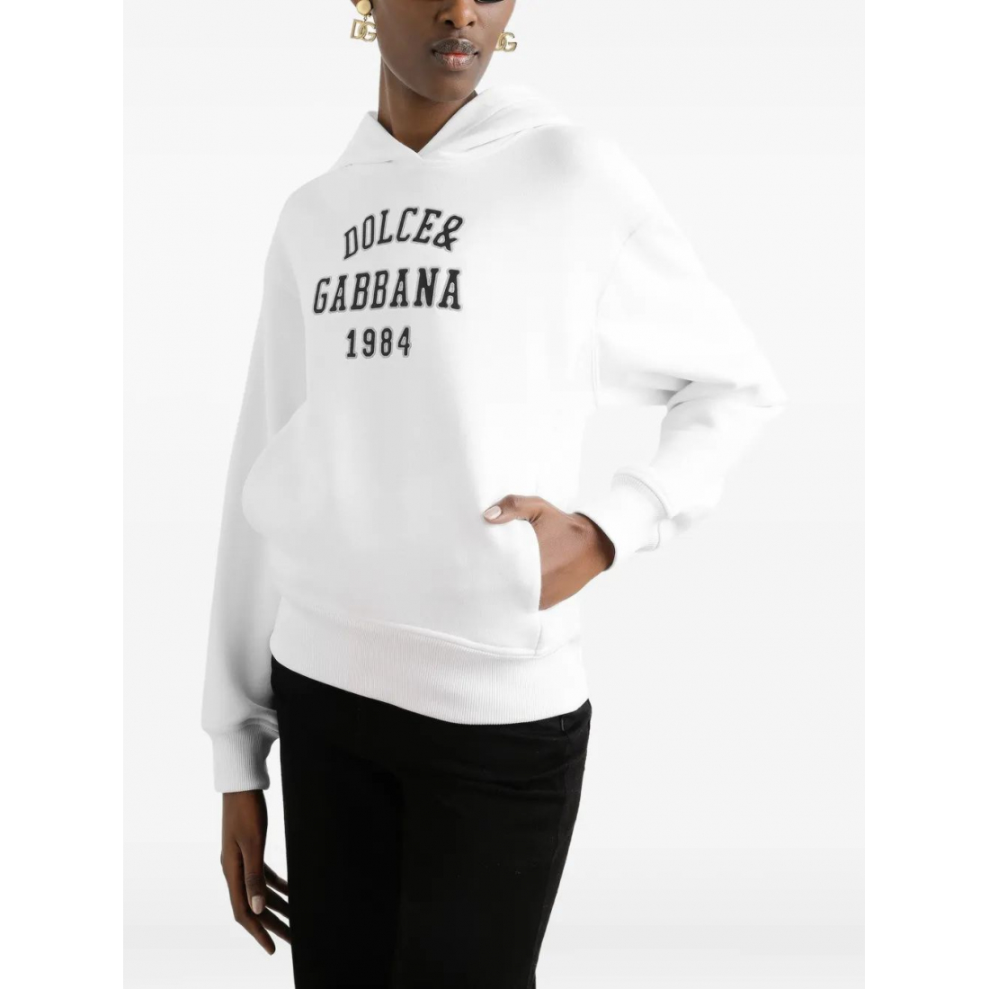 Sweatshirt à capuche  'Logo-Embroidered' pour Femmes