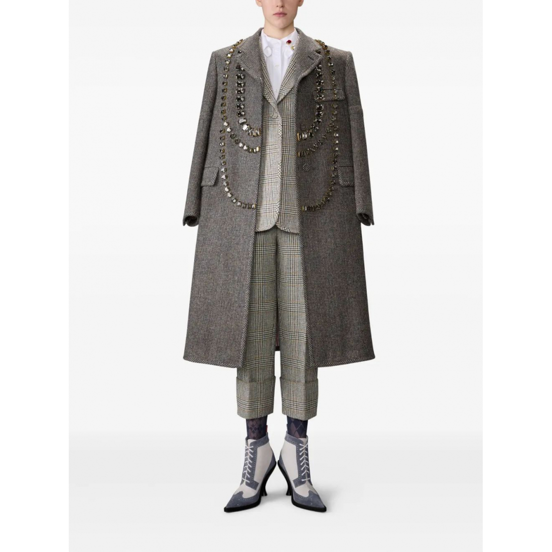 Blazer 'Hunting-Tweed Armband' pour Femmes