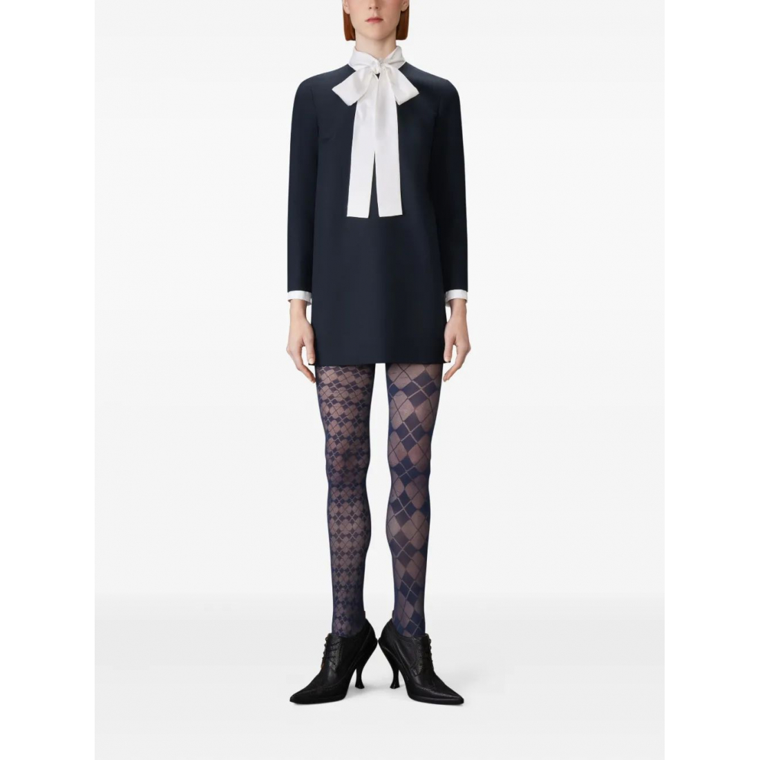 Robe 'Bow-Collar Shift' pour Femmes