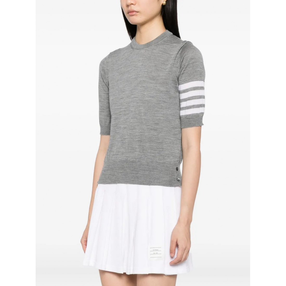 T-shirt 'Rwb-Stripe Knitted' pour Femmes