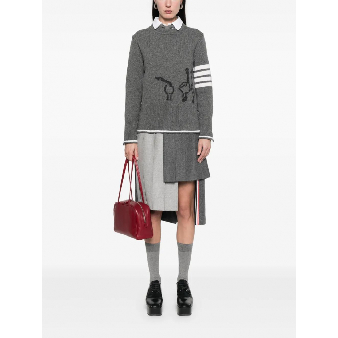 Pull 'Geese-Intarsia Crewneck' pour Femmes