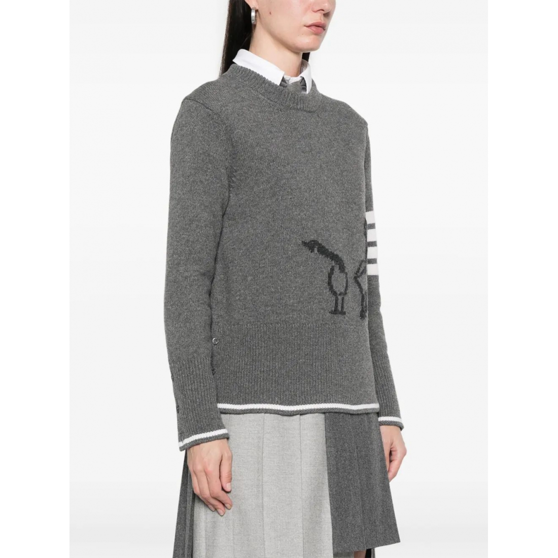 Pull 'Geese-Intarsia Crewneck' pour Femmes