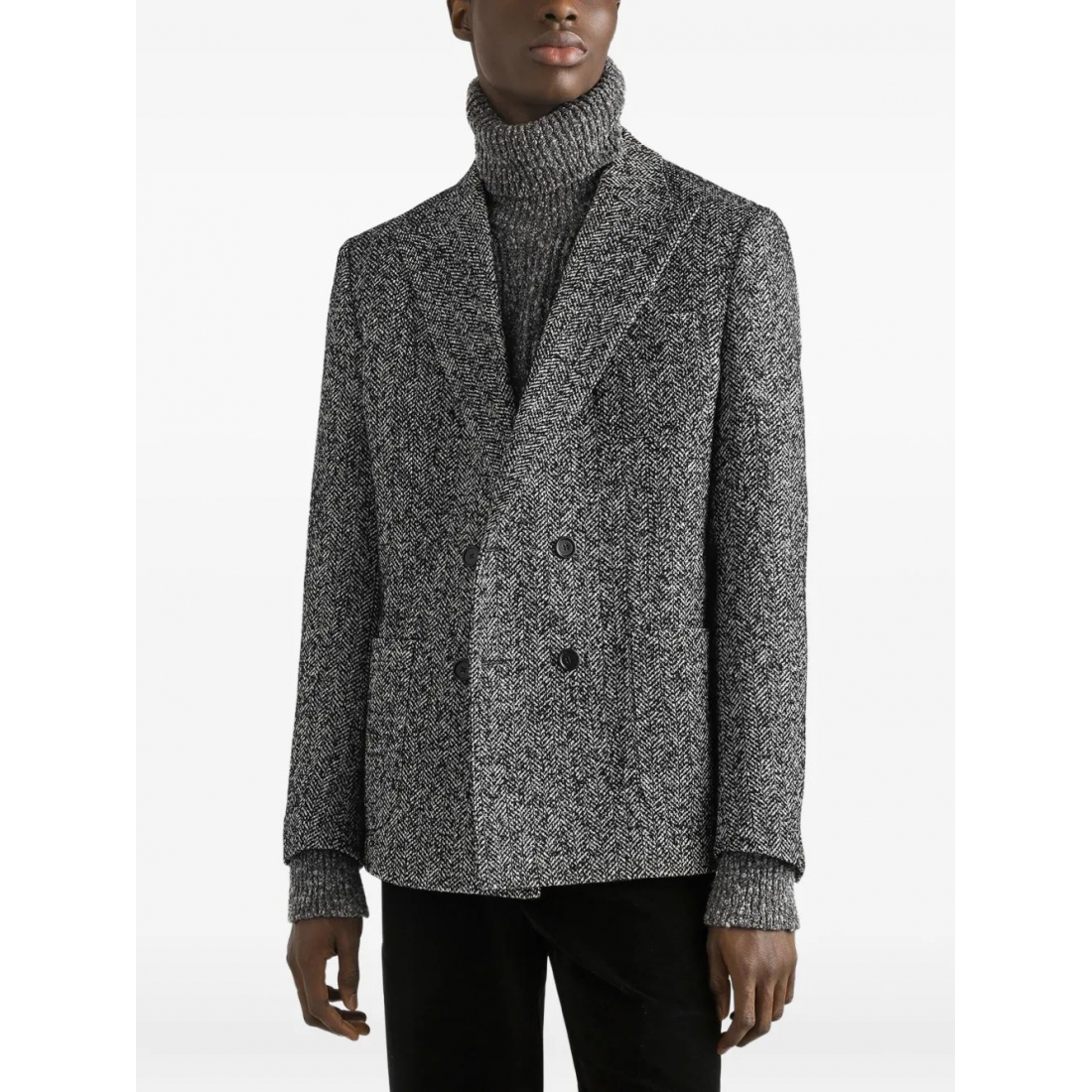Blazer 'Herringbone Double-Breasted' pour Hommes
