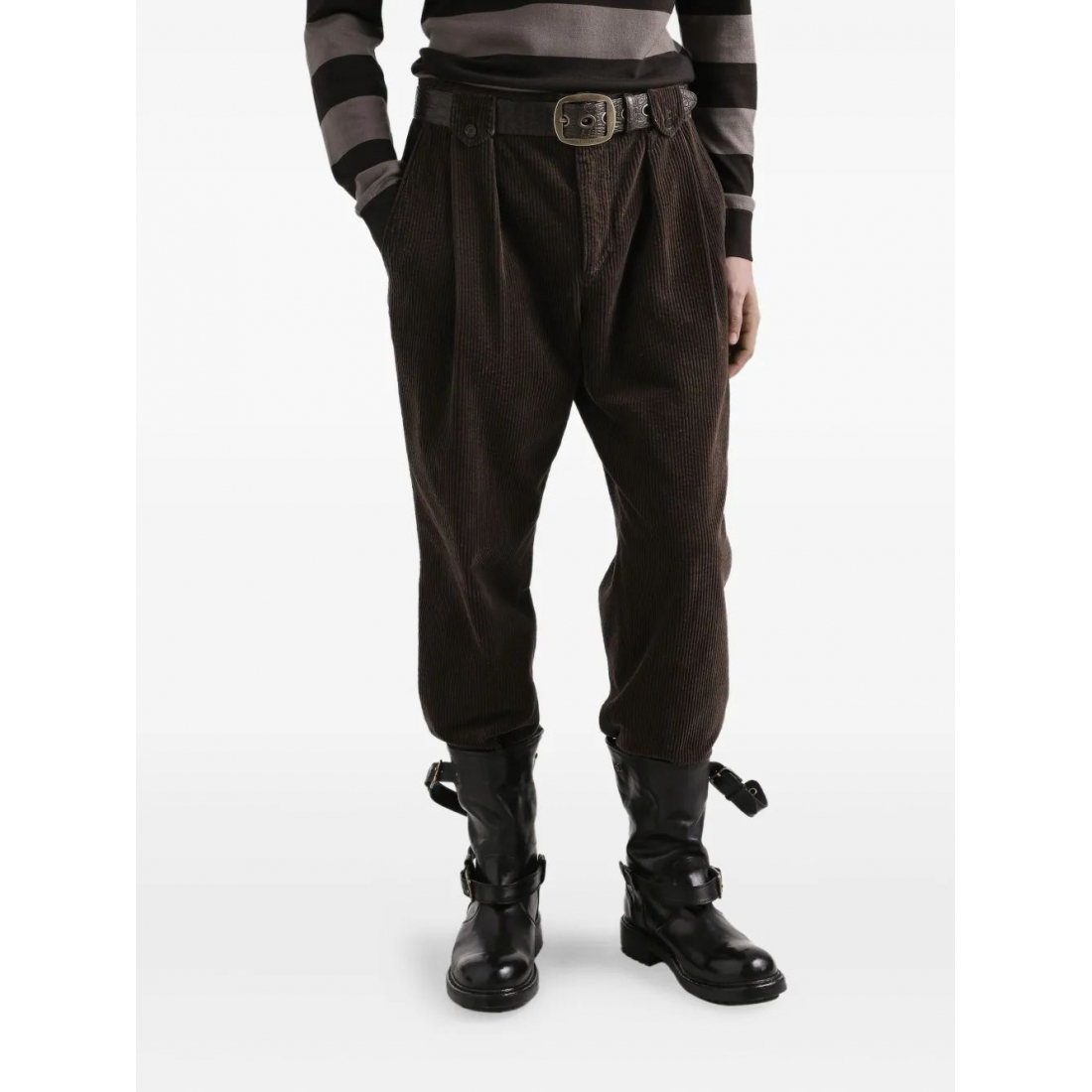 Pantalon 'Pleated Regular' pour Hommes