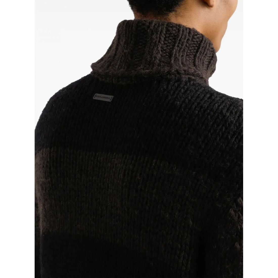 Pull 'Striped Roll-Neck' pour Hommes