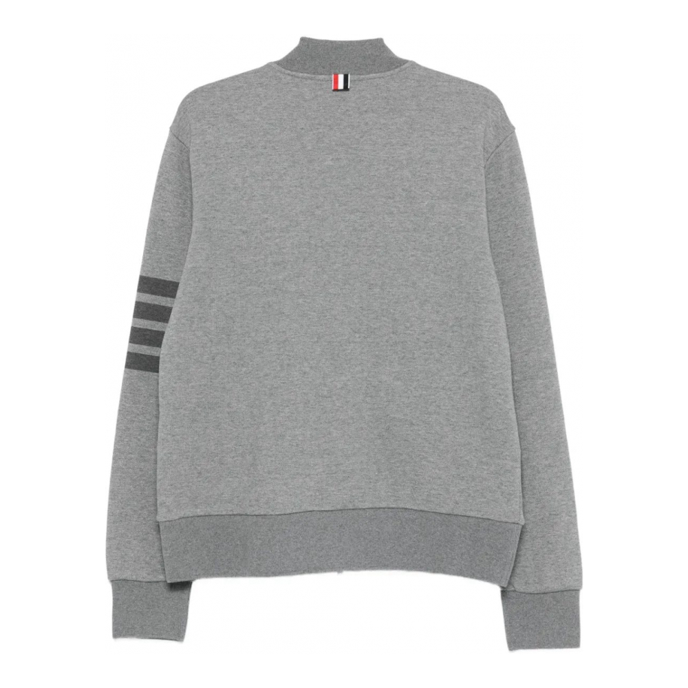 Sweatshirt 'Three-Stripe Zip-Up' pour Hommes
