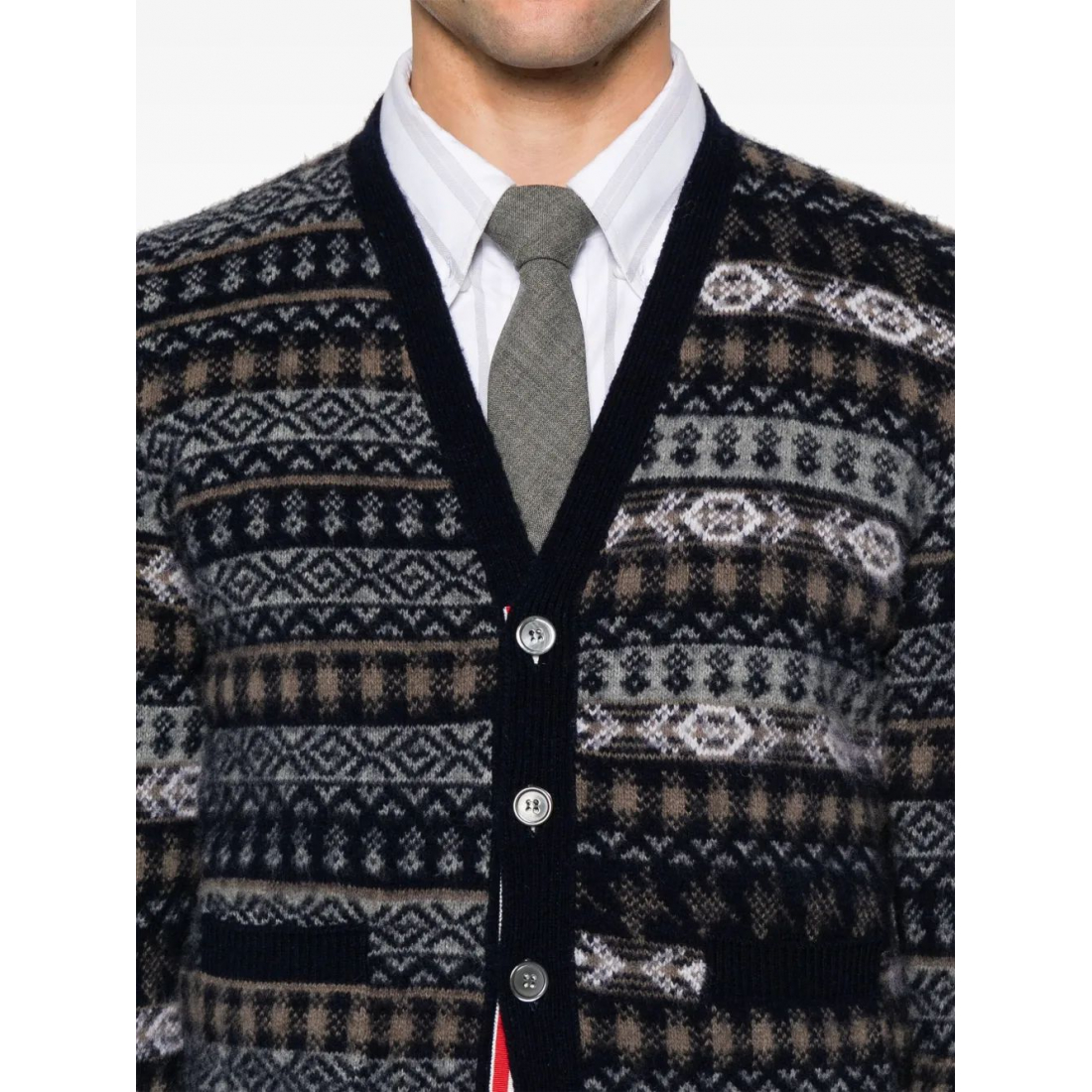 Cardigan 'Fair Isle' pour Hommes