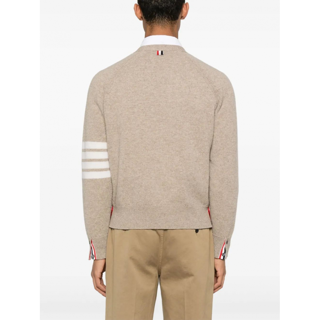 Cardigan '4-Bar Shetland' pour Hommes