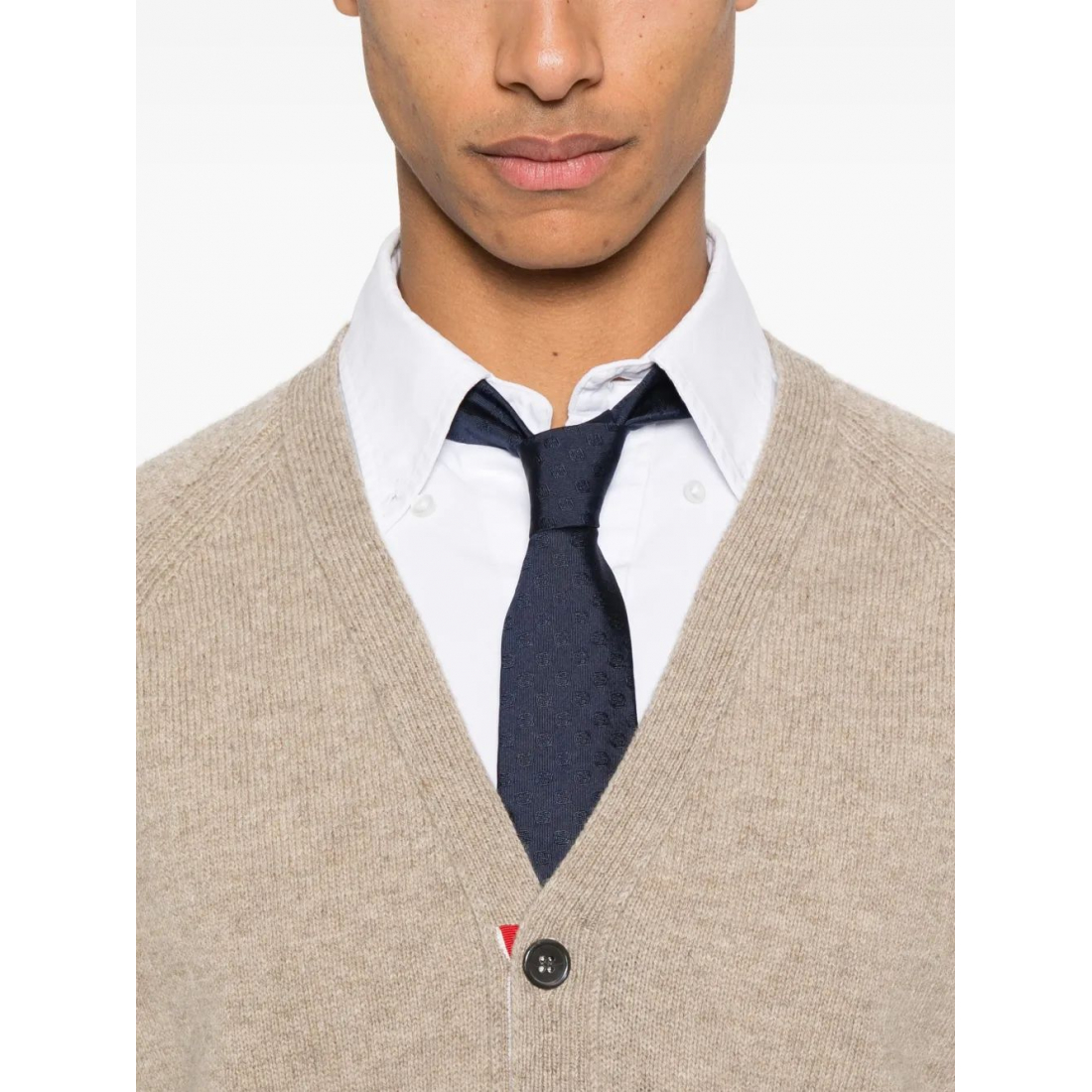 Cardigan '4-Bar Shetland' pour Hommes