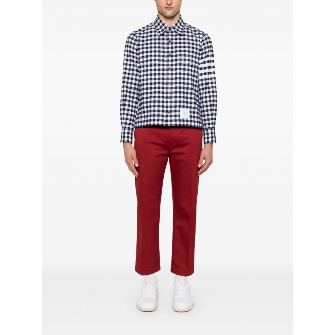 Chemise 'Gingham-Pattern' pour Hommes