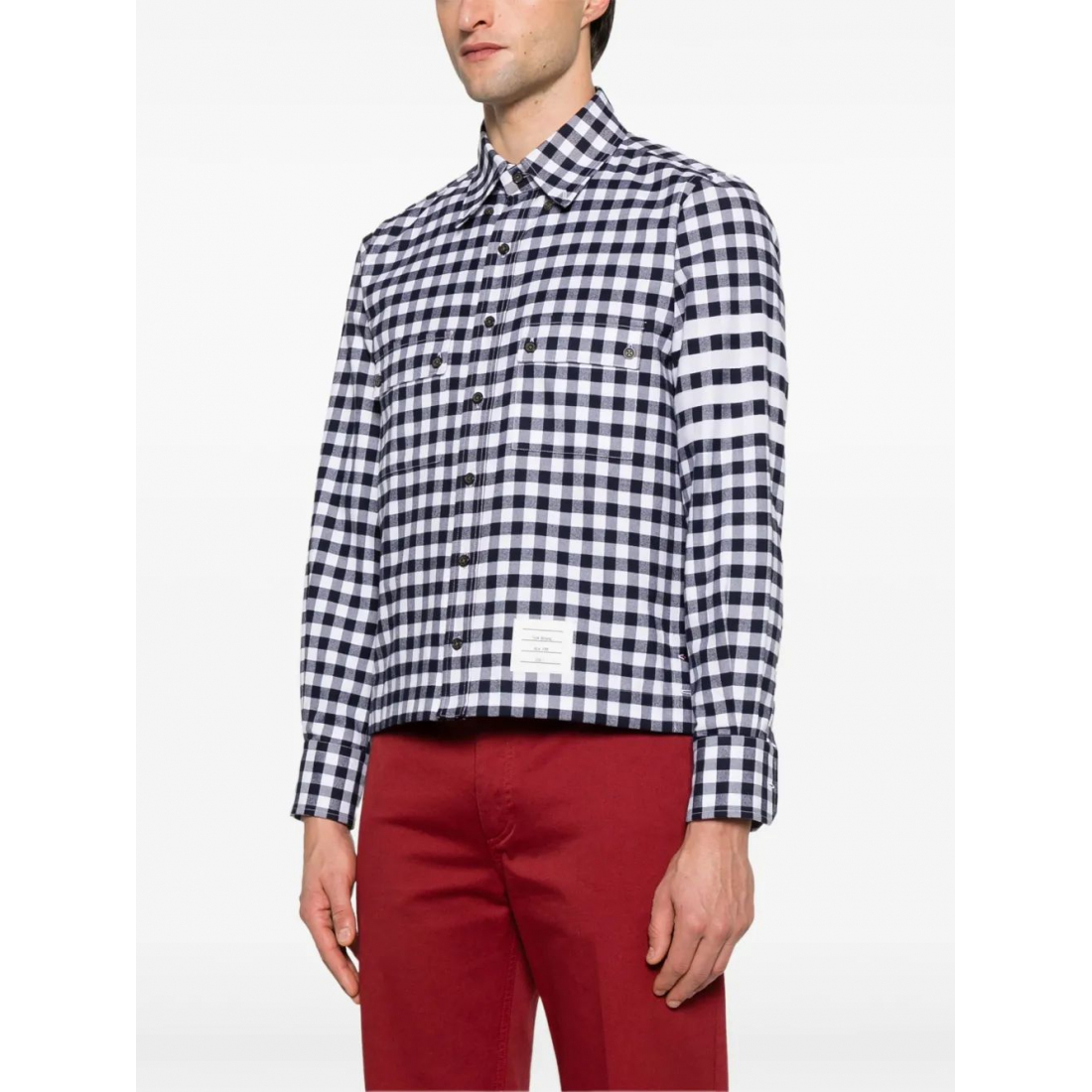 Chemise 'Gingham-Pattern' pour Hommes