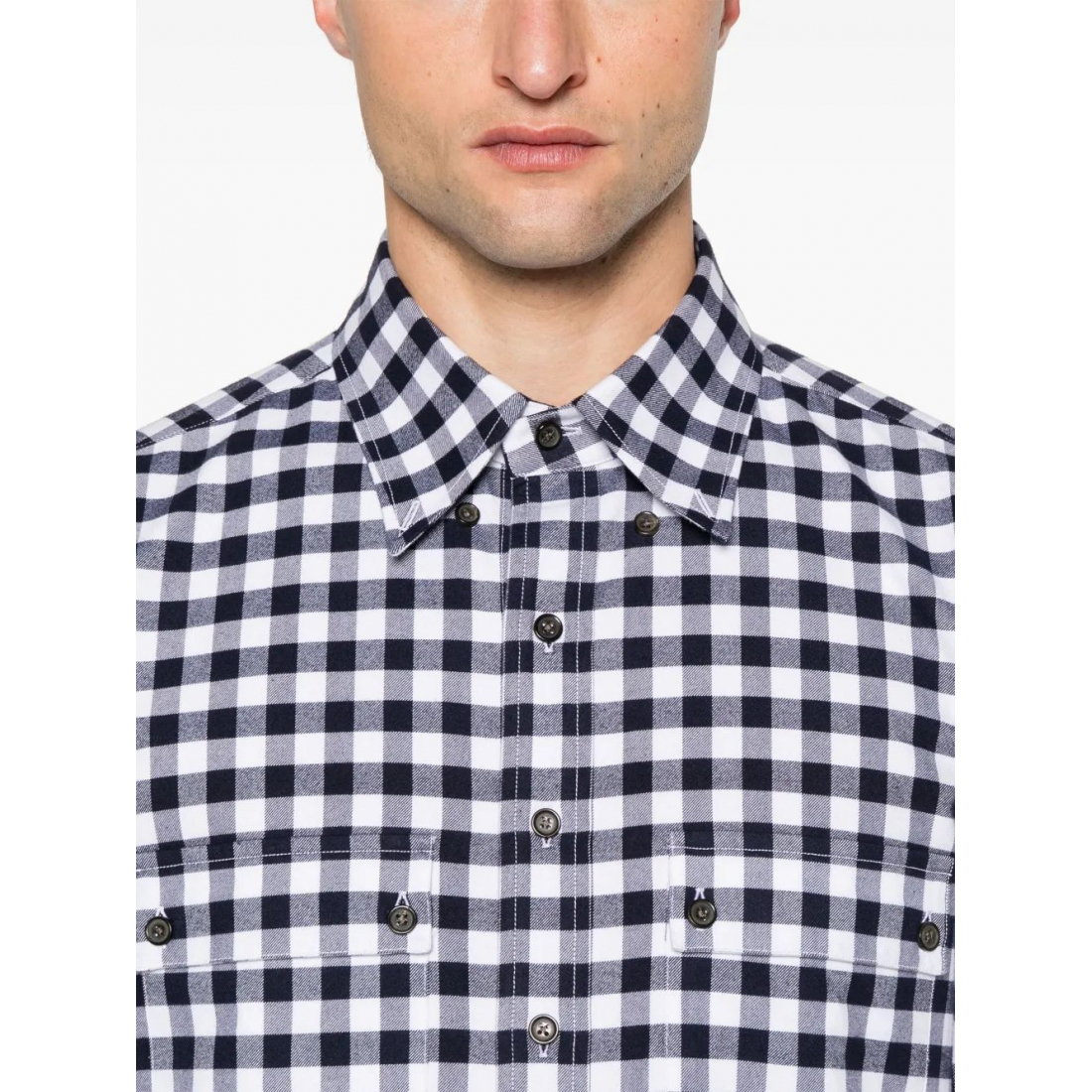 Chemise 'Gingham-Pattern' pour Hommes