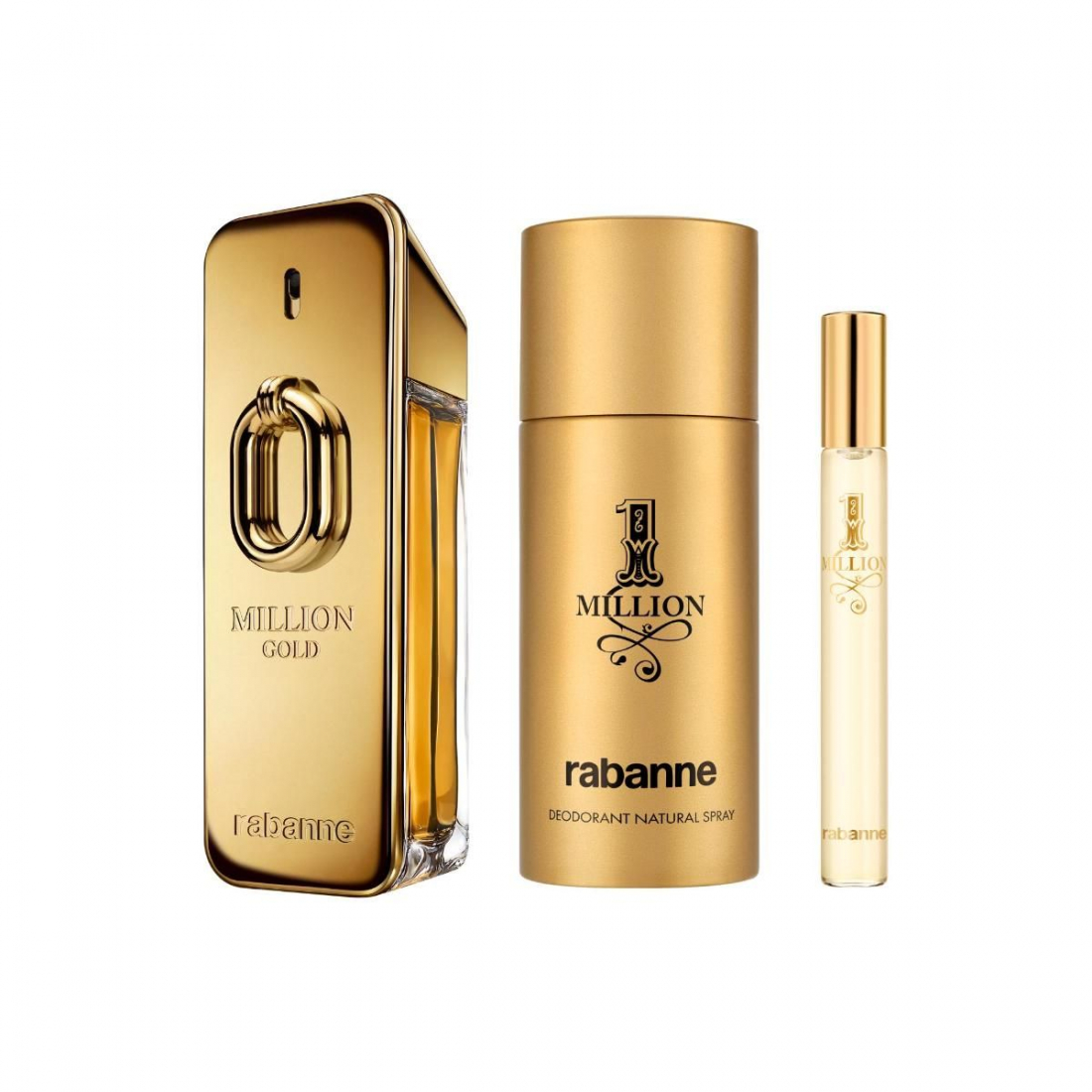 'Million Gold Intense' Perfume Set - 3 Pieces