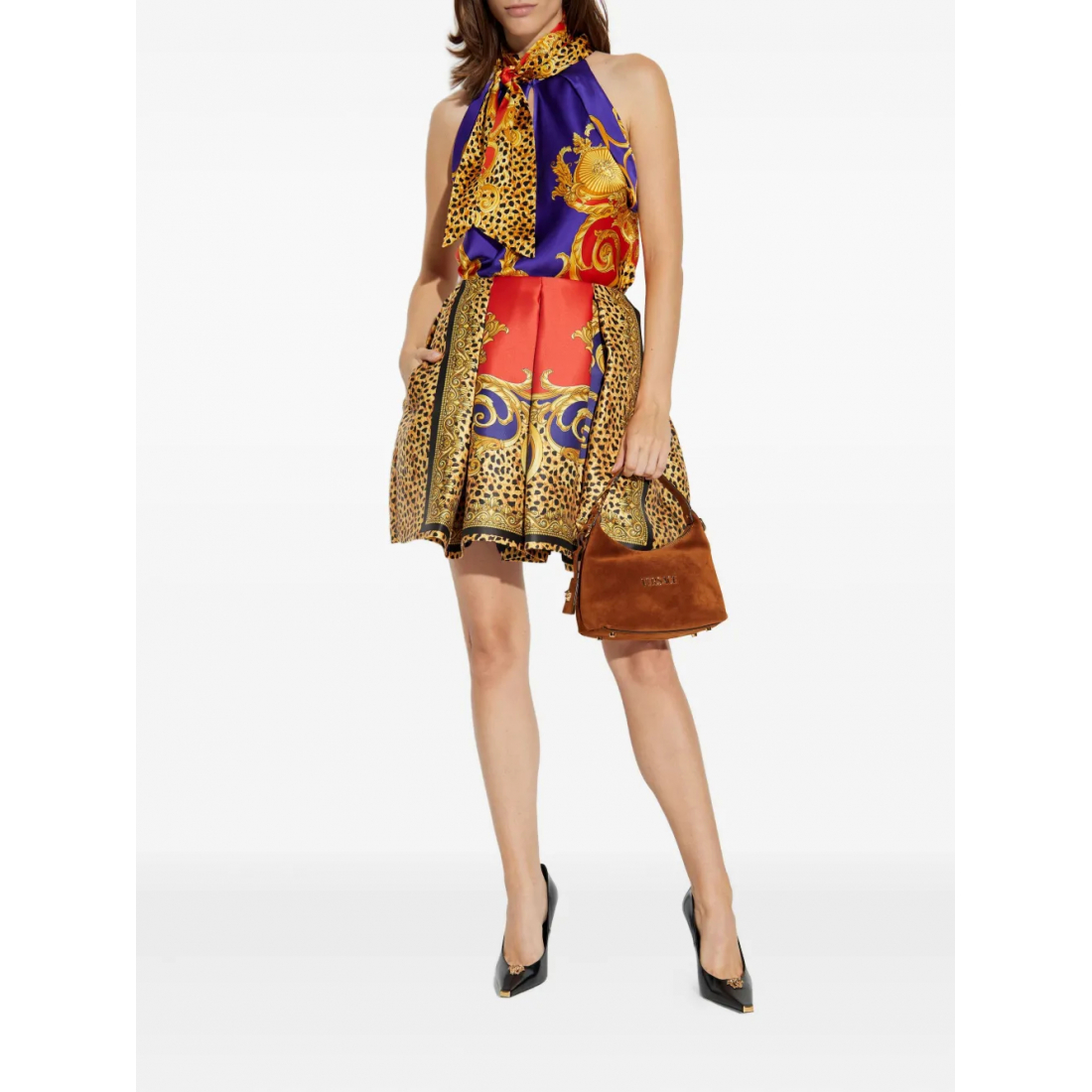 Mini Jupe 'Volume-Pleats Ballet' pour Femmes