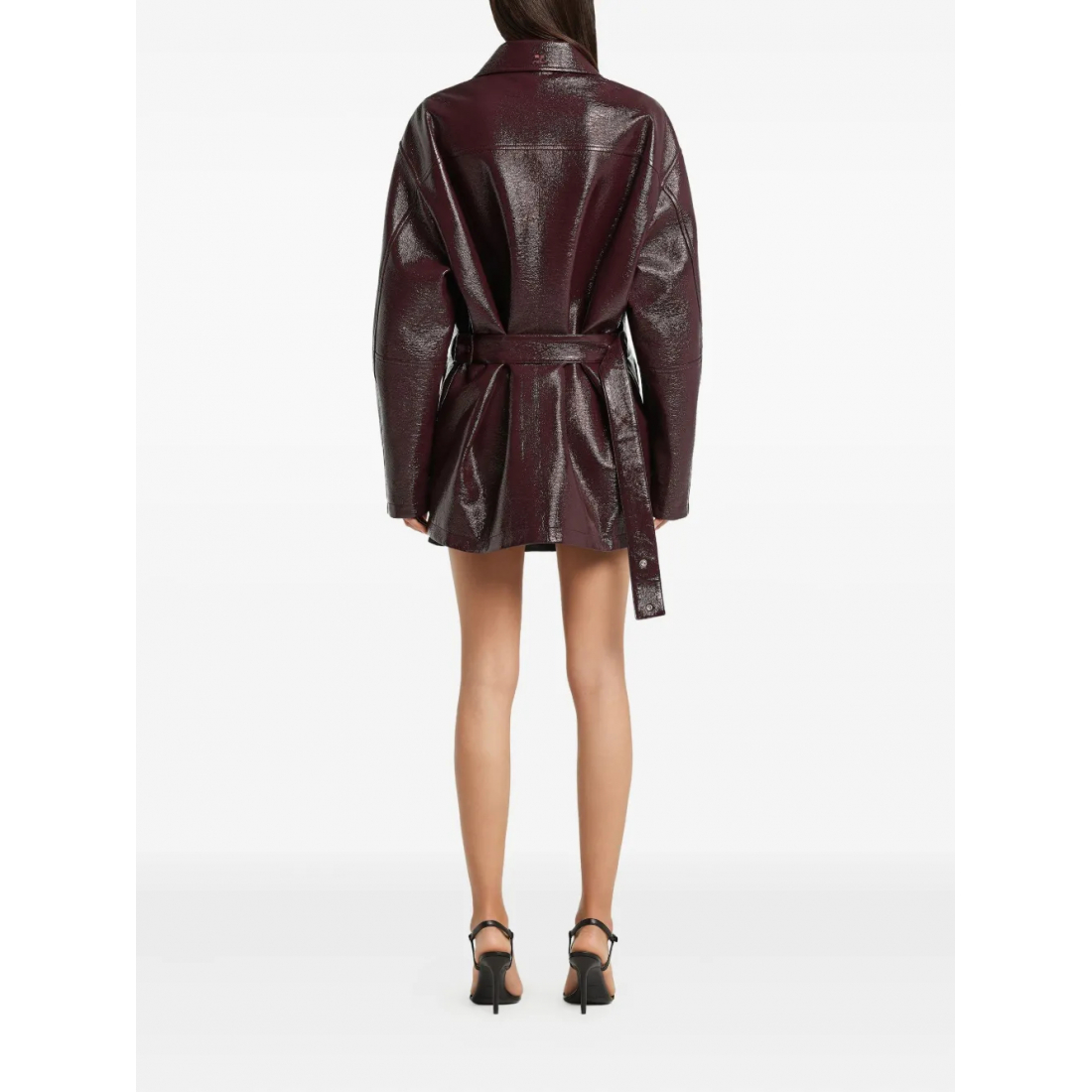 Manteau à ceinture 'Vinyl' pour Femmes